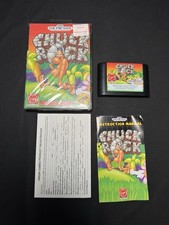 Chuck Rock (Sega Genesis, 1991) Complete w/ Reg Card,  Works