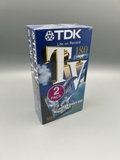 TDK 180 VHS Kassette NEU OVP Leerkassette 3 Stunden Videokassette
