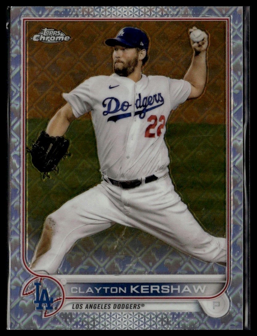 2022 Topps Chrome Logofractor Edition #23 Clayton Kershaw