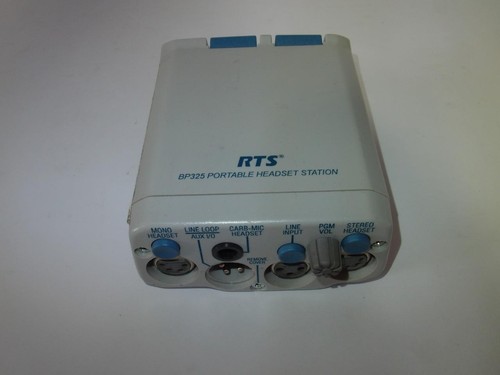 RTS Telex BP325 Portable Headset Station Dual Channel Belt Pack /Grey (V2643)