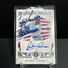 33/99 RUBEN SIERRA AMERICAS BEST AUTO 2025 Panini Boys Of Summer ABS-RSI RANGERS