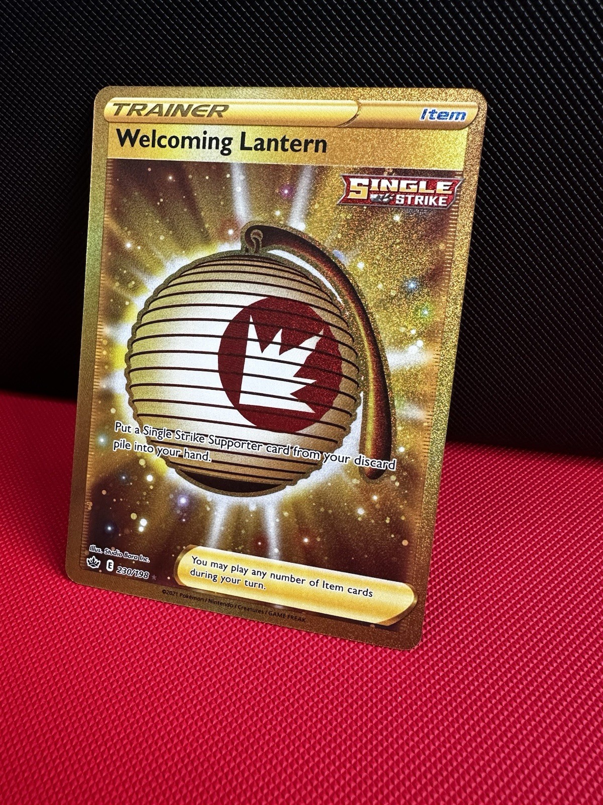 Welcoming Lantern 230/198 GOLD Holo - SwSh: Chilling Reign - NM/M