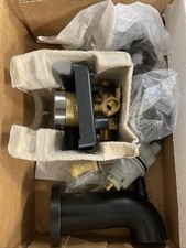 Delta Nicoli 14 Series H2Okinetic Bathtub and Shower Faucet Set, Matte Black  