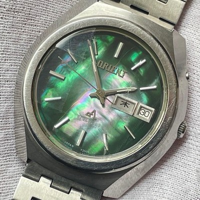 Orient Chrono Ace Mexican Automatic Chronograph Watch 40mm Shell Dial