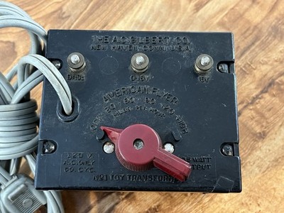 Vintage American Flyer No.1 Toy Train Transformer