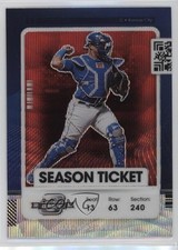 2021 Panini Contenders Season Ticket Optic Red Wave Prizm Salvador Perez 1fa0