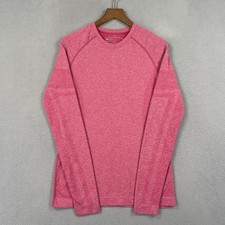 FIGS Shirt Underscrub Womens Small Pink Stretch Seamless Performance Work Light