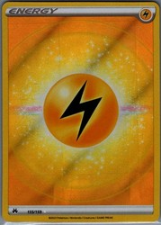 Lightning Energy (Texture Full Art) 155/159 Crown Zenith Ultra Rare Holo