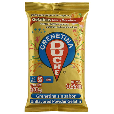 Duche Grenetina Sin Sabor, Unflavored Powder Gelatin 250G