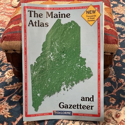 Delorme Maine Atlas And Gazetteer 2005 28th Edition Road Topo Maps