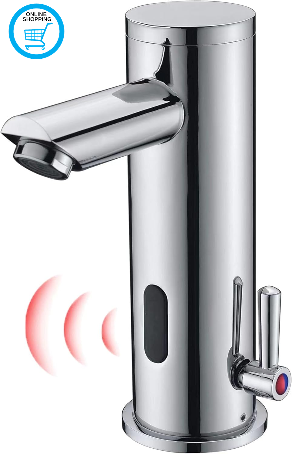 Infrared Sensor Tap for Bathroom Sink,Touchless Tap Automatic Faucet Bathroom Co