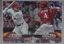 2018 Topps Update Rookie Combos Rainbow Foil Alex Blandino Brandon Dixon 5wg