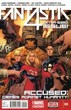 Fantastic Four (5th Series) #5 VF/NM; Marvel | James Robinson - w/Bag+Board