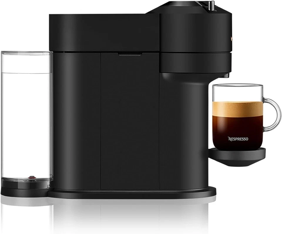 Nespresso Vertuo Next Coffee Machine - Black.  Milk Frother and 50 capsules incl - Image 4 of 4