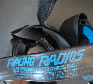 Racing Radios Aviation Headset David Clark Built Model 8815 Intercom Headset