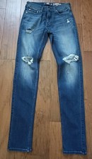 NWT Hollister WOMEN'S Advanced Stretch Stacked Skinny Distressed Jeans Sz 30x32