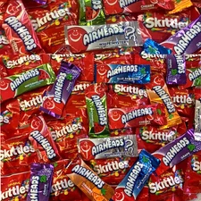 Airheads Assorted Candy & Skittles Original Fun Size Mix – Bulk 1LB / 2LB / 3LB