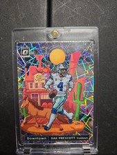 2021 Panini Donruss Optic Downtown Dak Prescottdow Dallas Cowboys DT-5