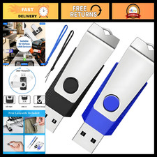 2GB USB 2.0 Flash Drive 2 Pack, Portable Thumb Drives, Memory Stick for Storage