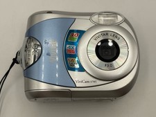 Vivitar Digital Camera Vivicam 3785 3.0MP Blue Silver Tested