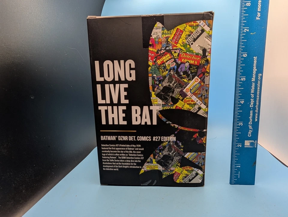 NUEVO Peluche YuMe Batman DZNR Det Comics #27 Ed 10" Yu Me Nuevo Foto 3 de 4