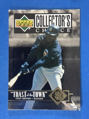 1997 Collector's Choice Toast of the Town #T25 Tony Gwynn San Diego Padres