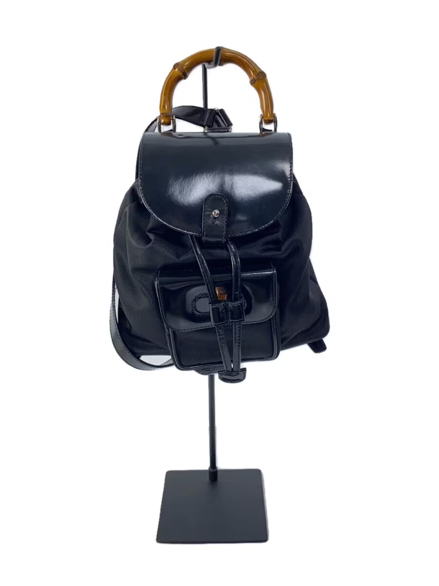 GUCCI Backpack Nylon BLK Solid - image 1