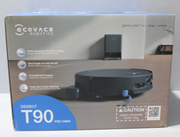 Ecovacs Deebot T90 Pro Omni Saugroboter Mit Wischfunktion Schwarz Neu