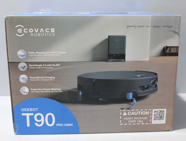 Ecovacs Deebot T90 Pro Omni Saugroboter Mit Wischfunktion Schwarz Neu-image
