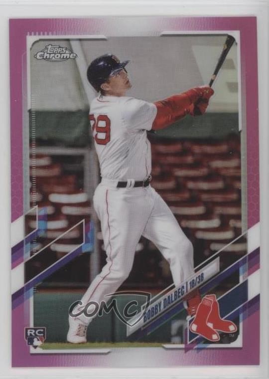 2021 Topps Chrome Pink Refractor Bobby Dalbec #151 15sx