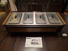 Vintage Ekco Hostess Food Warmer Heated Tray Cabinet HOS92 - Fully Working