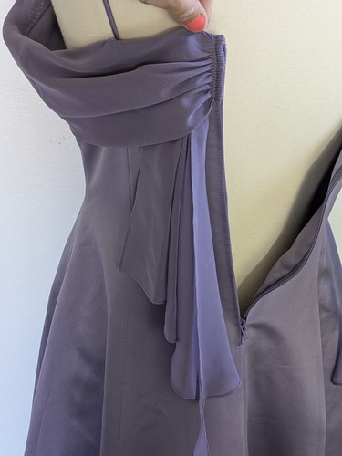 Michaelangelo Formal Ball Gown Dress In Lilac Bridesmaid Davids Bridal 18/Small - Picture 9 of 17