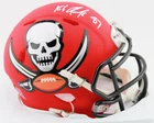 Rob Gronkowski Tampa Bay Buccaneers Signed Amp Mini Helmet - Radtke