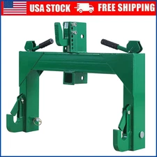 3 Point Hitch 2" Receiver 3000 LBS Attachments Quick Hitch for Category1 & Cat 2