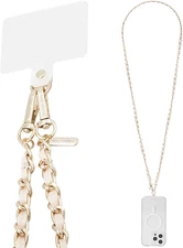 Crossbody Phone Lanyard [Works with All Phones] Hands-Free Strap - Leather Cell 