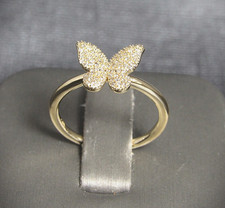 Butterfly 14kt gold diamond ring