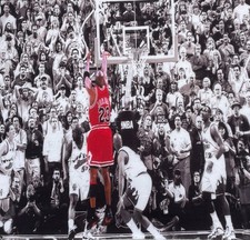 Michael Jordan 1998 Game 6 The Shot Tank Top Sz L Mao Mao Bulls NBA Finals