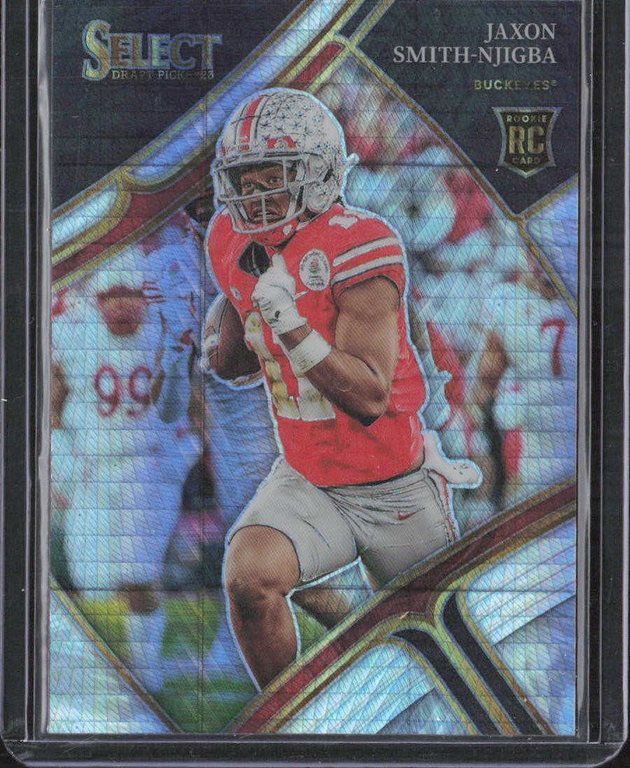 2023 Select Draft Picks Jaxon Smith-Njigba #107 Silver Hyper Prizm (RC) Rookie