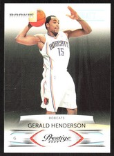 4526F 2009-10 Panini Prestige #162 Gerald Henderson Draft Picks Light Blue #/999
