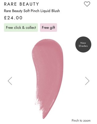 Rare Beauty Soft Pinch Dewy Liquid Blush In Happy 7,5ml - Brandneu UVP 24£