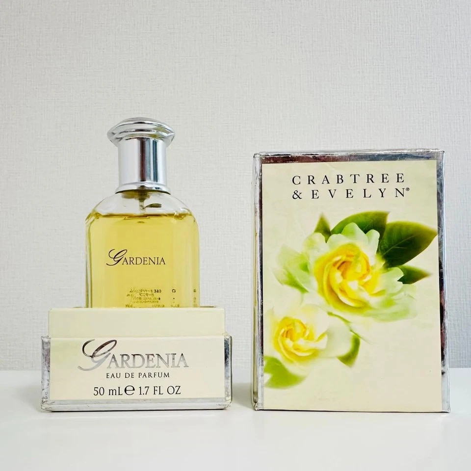 RARE Gardenia Crabtree & Evelyn EAU DE PERFUM EDP 50ml 1.7 oz Vintage 2005 Japan - Image 2 of 4