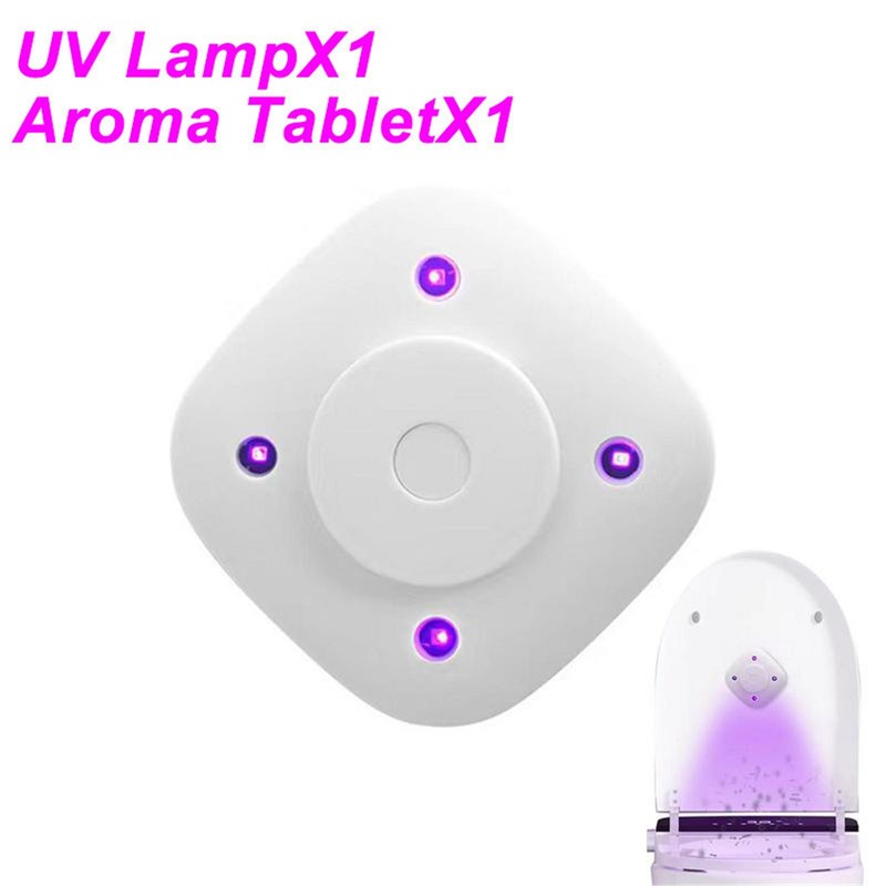 Smart UV Toilet Sanitizer Rechargeable Odor Eliminator Sterilizer Deodorizer