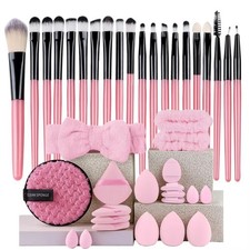 Premium Makeup Brush Set Synthetic Kabuki Foundation Powder Blending Brushes