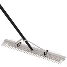 Seymour Midwest 86036Gr 36 In Aluminum Lake Rake, 36 Tines, 132 In L Aluminum
