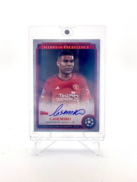 2023-24 Topps Casemiro /5 Marks of Excellence Manchester United