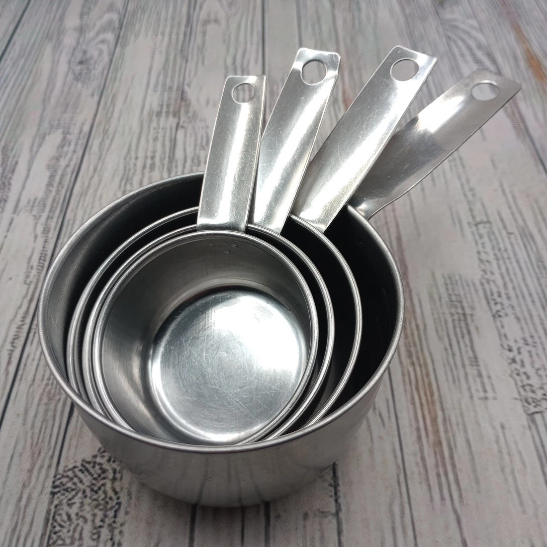 Vintage Foley Stainless Measuring Nesting 4 Cup Script Style Cups Logo Bottom
Opens in a new window