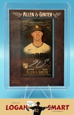 Jake Cronenworth 2021 Topps Allen & Ginter X Black Mini Auto /25 Padres