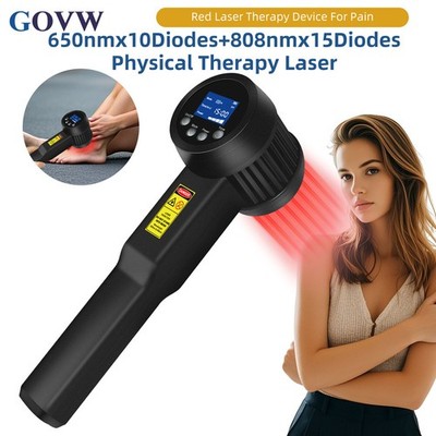 5W 10x650nm+15x808nm Laser Therapy Device for Pain Red Light Lazer Treatment