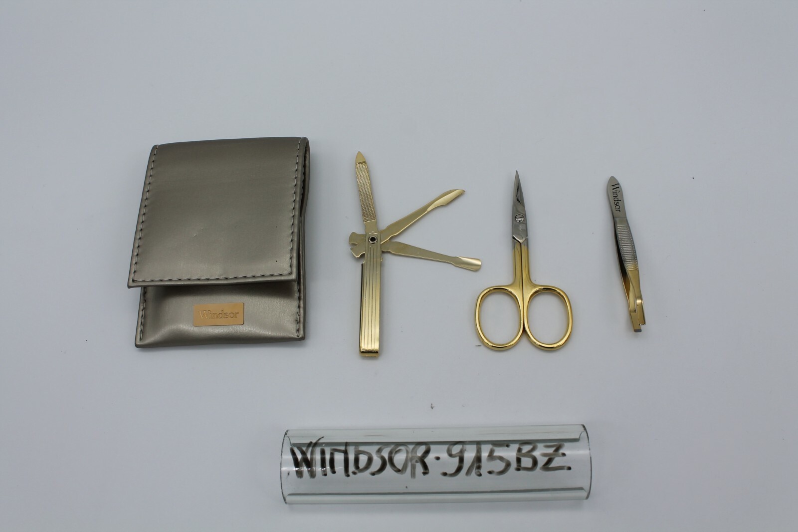 Set Manicure, Unisex, Inox, Dorato, Cod.915BZ, Windsor