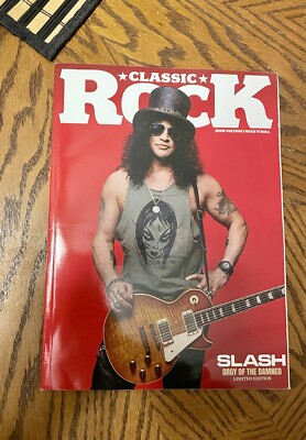 Slash x Classic Rock Magazine 327 + Hand Signed Art by SLASH